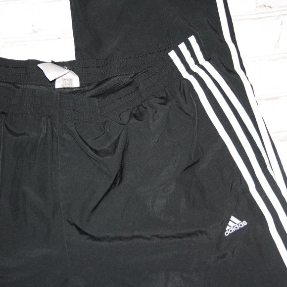 Men's Black and white Three Stripe Pants size Large Adidas - Picture 5 of 5